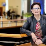 Birgit Sippel im Eingangsbereich EP Brüssel