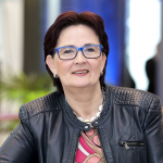 Birgit Sippel im 3. Stock ASP-Gebäude